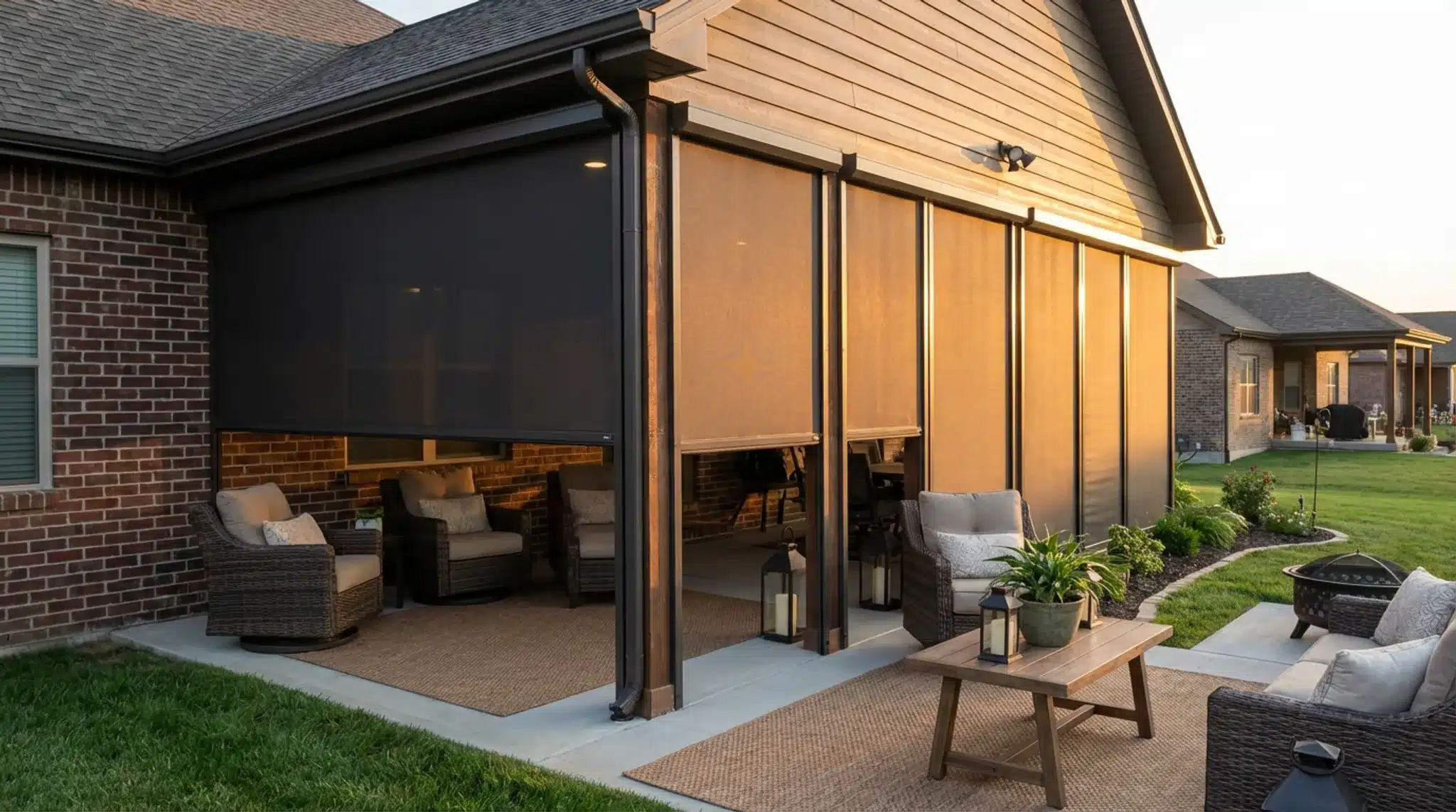 Motorized Patio Screens vs. Retractable Awnings: Which Is Better for Your O’Fallon Home?